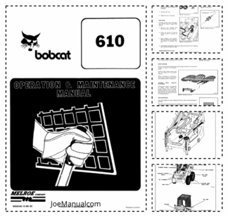 Bobcat 610 Skidsteer Loader Operation and Maintenance Manual