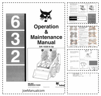 Bobcat 632 Skid Steer Loader Operation and Maintenance Manual 15320