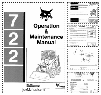 Bobcat 722 Skidsteer Loader Operation and Maintenance Manual