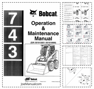 Bobcat 743 Skidsteer Loader Operation and Maintenance Manual 5019