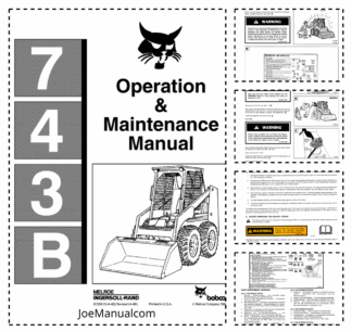 Bobcat 743B Skidsteer Loader Operation and Maintenance Manual