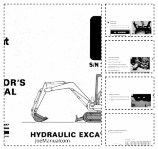 Bobcat 76 Excavator Operation and Maintenance Manual 12001