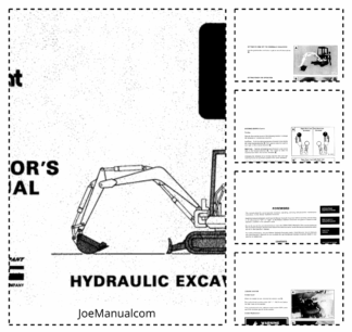 Bobcat 76 Excavator Operation and Maintenance Manual