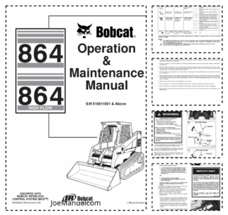 Bobcat 864 HF Skidsteer Loader Operation and Maintenance Manual 5169