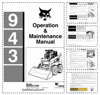 Bobcat 943 Skidsteer Loader Operation and Maintenance Manual