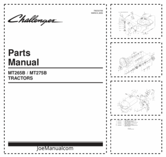 Challenger MT265B MT275B Tractor Parts Manual