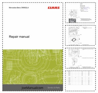 Claas Mercedes Benz OM502LA Engine Repair Manual