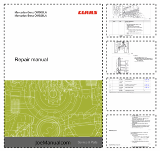 Claas Mercedes Benz OM906LA OM926LA Engine Repair Manual