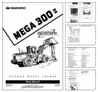 Daewoo Doosan M300 III Wheel Loader Workshop Manual
