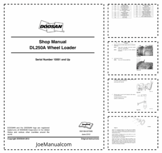 Doosan DL250A Wheel Loader Workshop Manual 10001 and Up