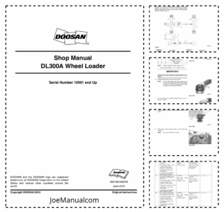 Doosan DL300A Wheel Loader Workshop Manual 10001 and Up