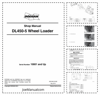 Doosan DL450-5 Wheel Loader Workshop Manual 10001 and Up