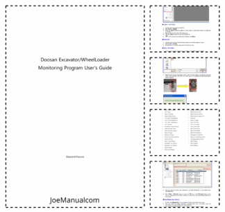 Doosan Excavator Wheel Loader Monitoring Program User Guide