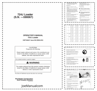 John Deere 724J Loader Operators Manual