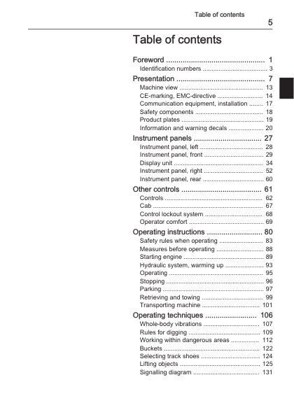 Volvo EC200D Excavator Operators Manual SN 240001-310000 - Image 6
