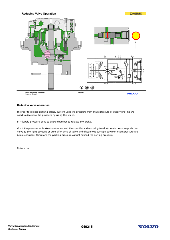 Volvo EC210B EC240B EC290B Excavator Service Training Manual - Image 7