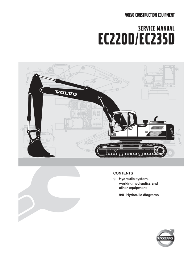 Volvo EC220D EC235D Excavator Hydraulic System Service Manual - Image 2