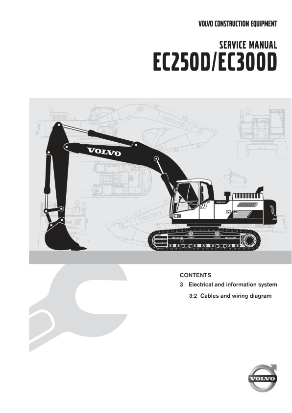 Volvo EC250D EC300D Excavator Electrical System Service Manual - Image 2