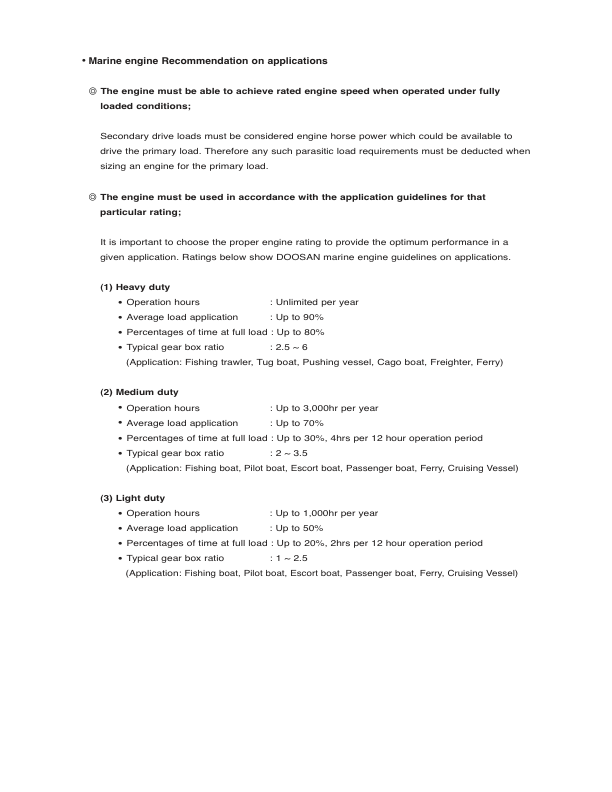 Doosan MD L V Series Marine Diesen Engine Installation Instructions Manual - Image 4