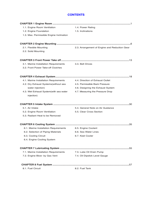 Doosan MD L V Series Marine Diesen Engine Installation Instructions Manual - Image 6