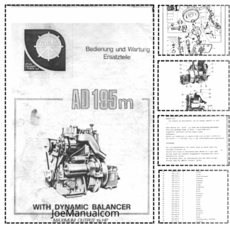 Arona AD 195 m Engine Parts Catalog