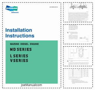 Doosan MD L V Series Marine Diesen Engine Installation Instructions Manual