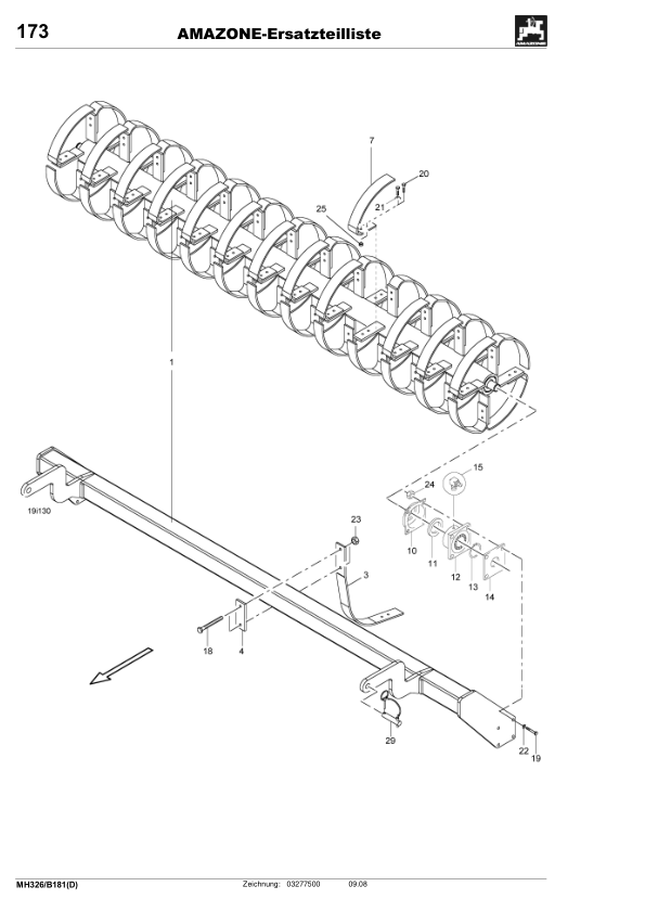 Amazone P 4300 Airstar Xact Seed Drill Spare Parts Catalogue DE - Image 11