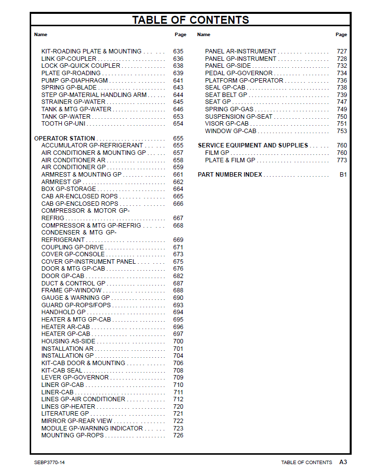 CAT 216B 226B 232B 242B Skidsteer Parts Manual - Image 5