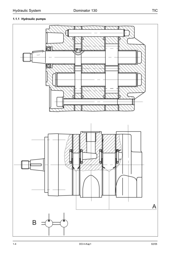 Claas Dominator 130 Technical Systems Hydraulic System Service Manual - Image 3
