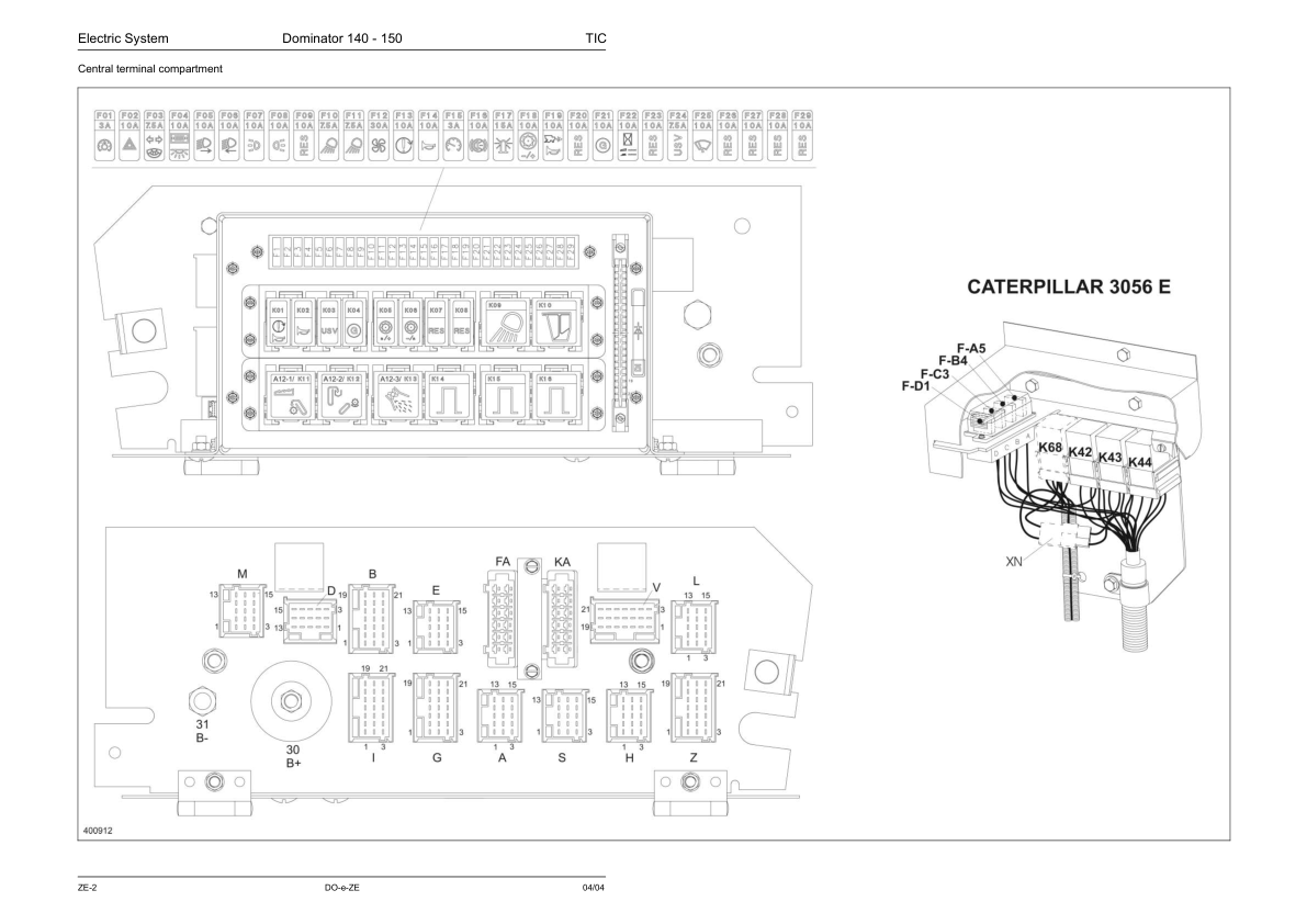 Claas Dominator 140 150 Technical Systems Electric System Service Manual - Image 6
