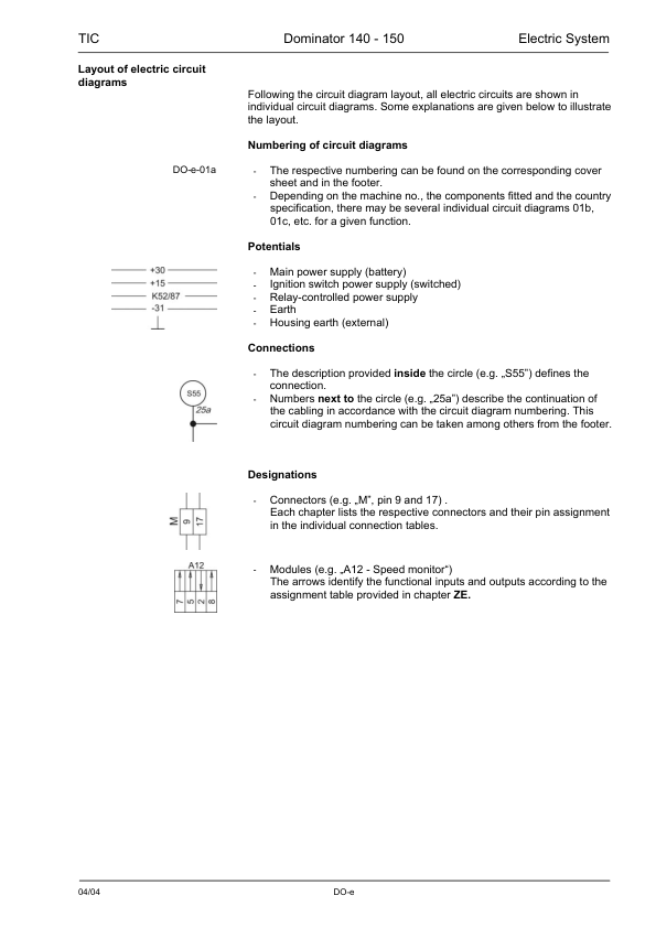 Claas Dominator 140 150 Technical Systems Electric System Service Manual - Image 3