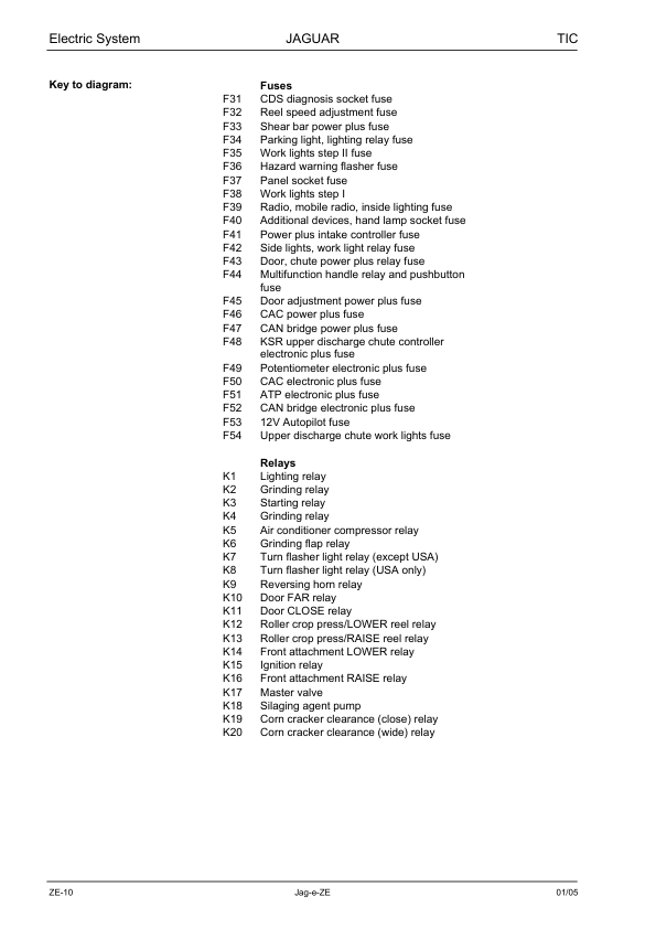 Claas Jaguar 900 830 Profistar Speedstar Technical Systems Electric System Service Manual - Image 8