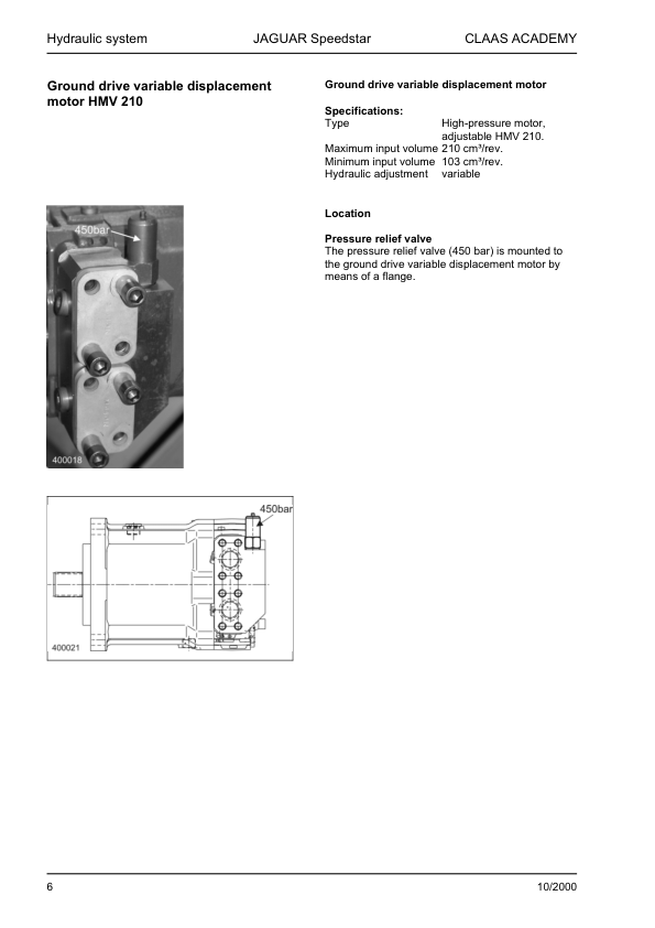 Claas Jaguar II 900 890 870 850 830 Technical Systems Service Manual - Image 6