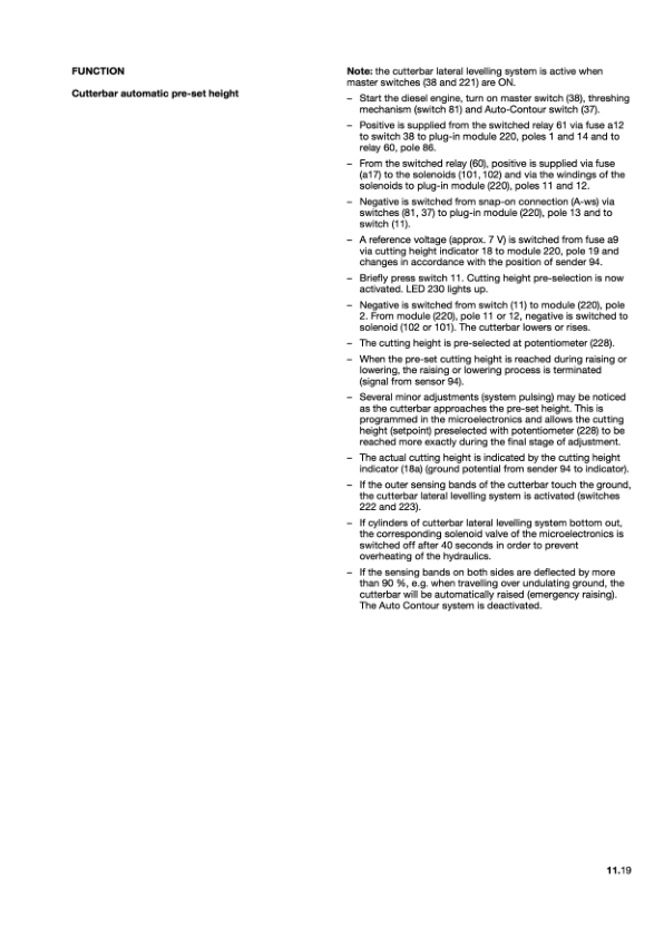 Claas Lexion Hydraulic and Electric Systems Manual - Image 5