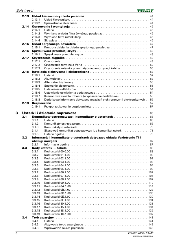 Fendt 819 822 824 826 828 Vario Tractor Operation Manual PL - Image 6