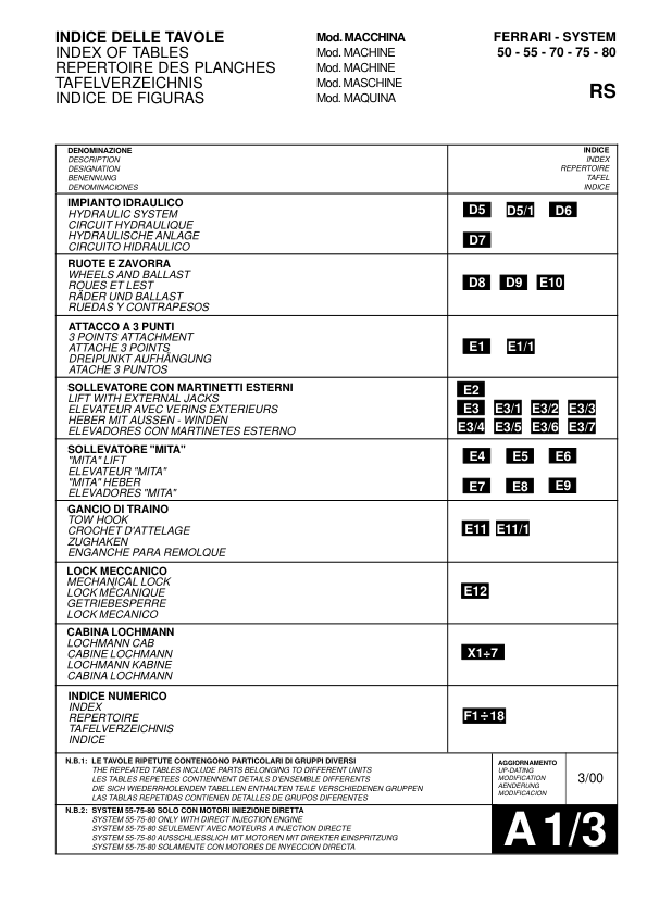 Ferrari 50 55 70 75 80 RS Car Parts Catalog EN - Image 6