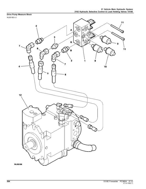 John Deere 1510E Forwarder Parts Catalog - Image 10