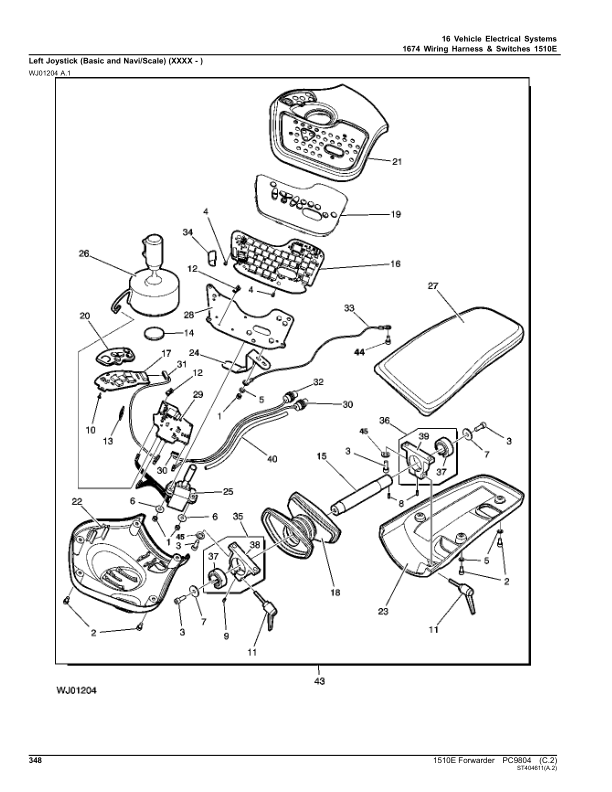 John Deere 1510E Forwarder Parts Catalog - Image 9