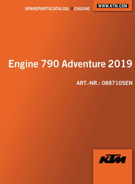 KTM 790 Adventure Engine Parts Catalog EN - Image 2