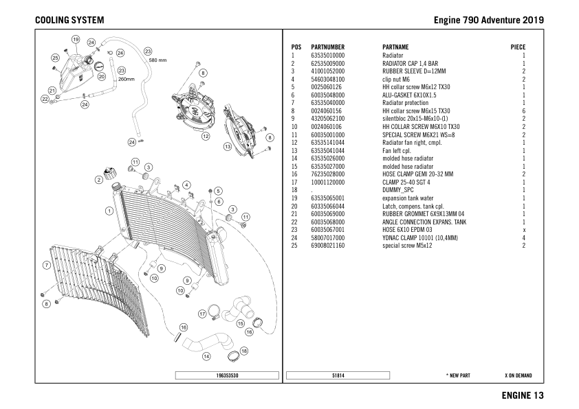 KTM 790 Adventure Engine Parts Catalog EN - Image 7