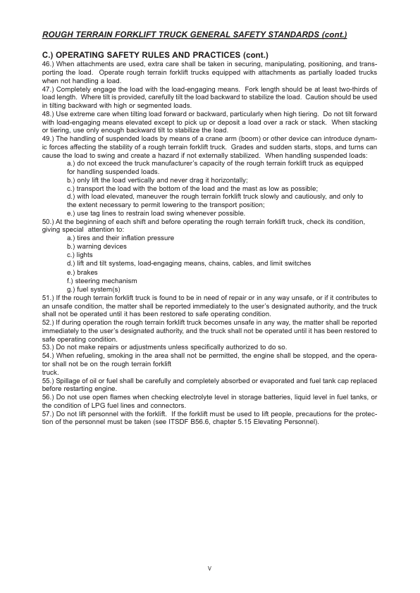 Manitou MLT625 Telehandler Operators Manual - Image 4