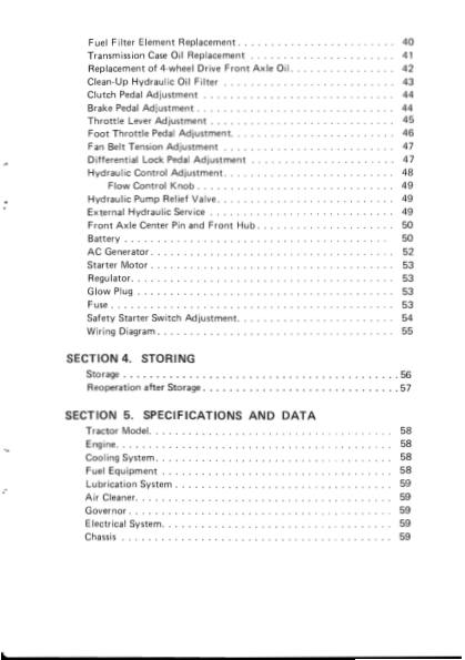 Mitsubishi MT373D MT373 S373D S373 Tractor Operation Manual - Image 8