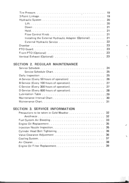 Mitsubishi MT373D MT373 S373D S373 Tractor Operation Manual - Image 7