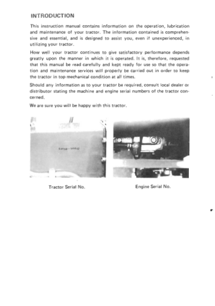Mitsubishi MT373D MT373 S373D S373 Tractor Operation Manual - Image 5