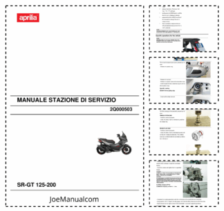 Aprilia SR GT 125 200 Motorcycle Service Manual