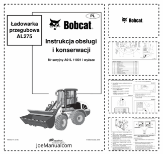Bobcat AL275 Loader Operators Manual PL A01L