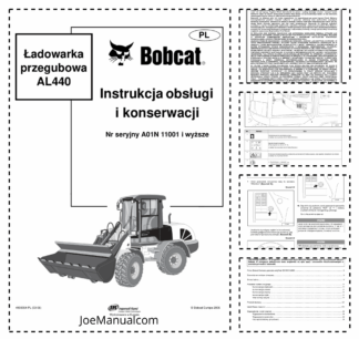 Bobcat AL440 Loader Operators Manual PL
