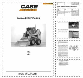 Case 435 445 CT 445 Skid Steer Loader Workshop Manual ES