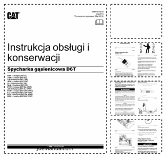 Cat D6T Bulldozer Operators Manual PL