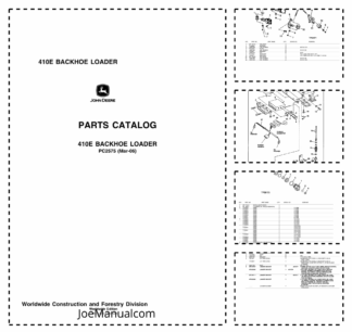 Caterpillar 410E Backhoe Loader Parts Manual ES